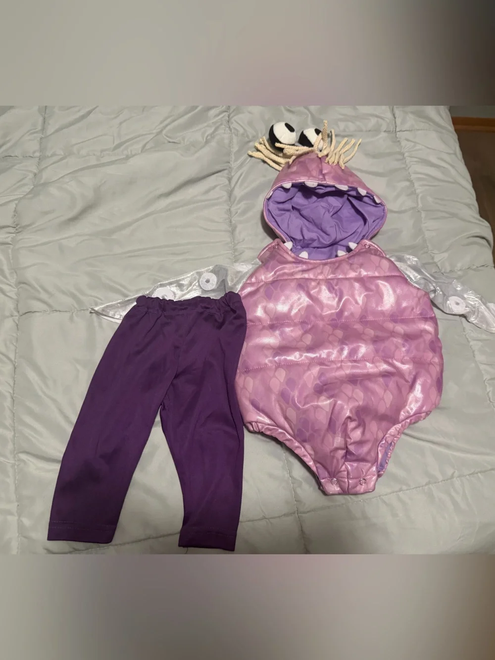 Pottery Barn Baby Disney and Pixar Monsters, Inc. Boo Costume, 0-6 Months - Picture 2 of 7